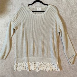 Urban Outfitters Cream oversized sweater size XS